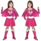 thumbnail image 2 of Disfraz de Superman para niña, vestido rosa, disfraz de Halloween, 2 of 2