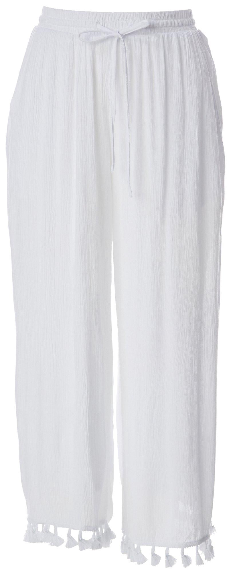 Hailey Lyn Petite Solid Gauze Capris X 