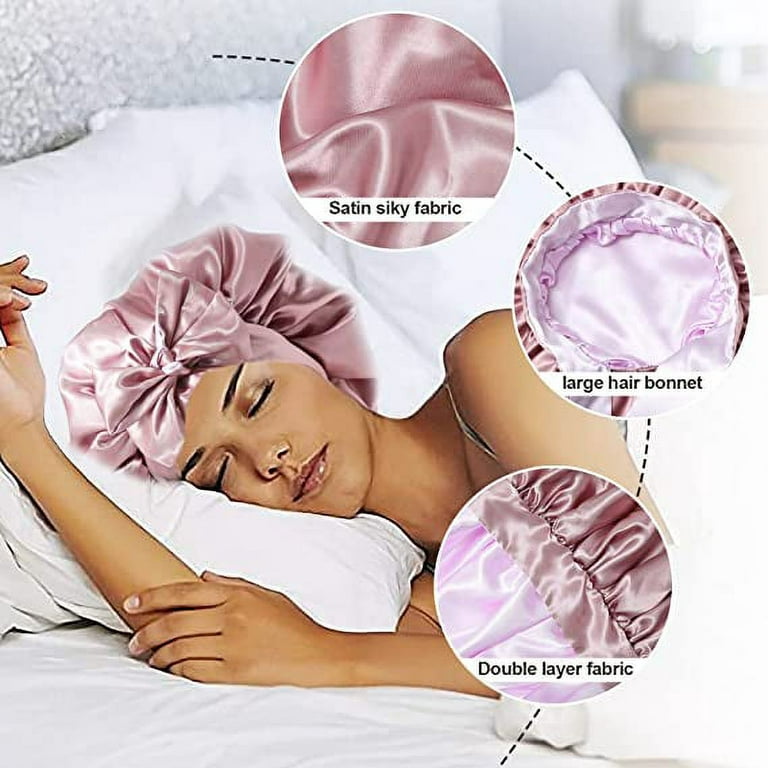 12 Best Hair Bonnets for Sleeping 2024 - Silk & Satin Sleep Caps for  Natural Hair