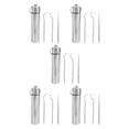 thumbnail image 3 of Injueey 3 piezas palillos de dientes con soporte portátil Mini adultos personas mayores dientes herramientas contenedores Picnic suministros Type2 NO2, 3 of 6