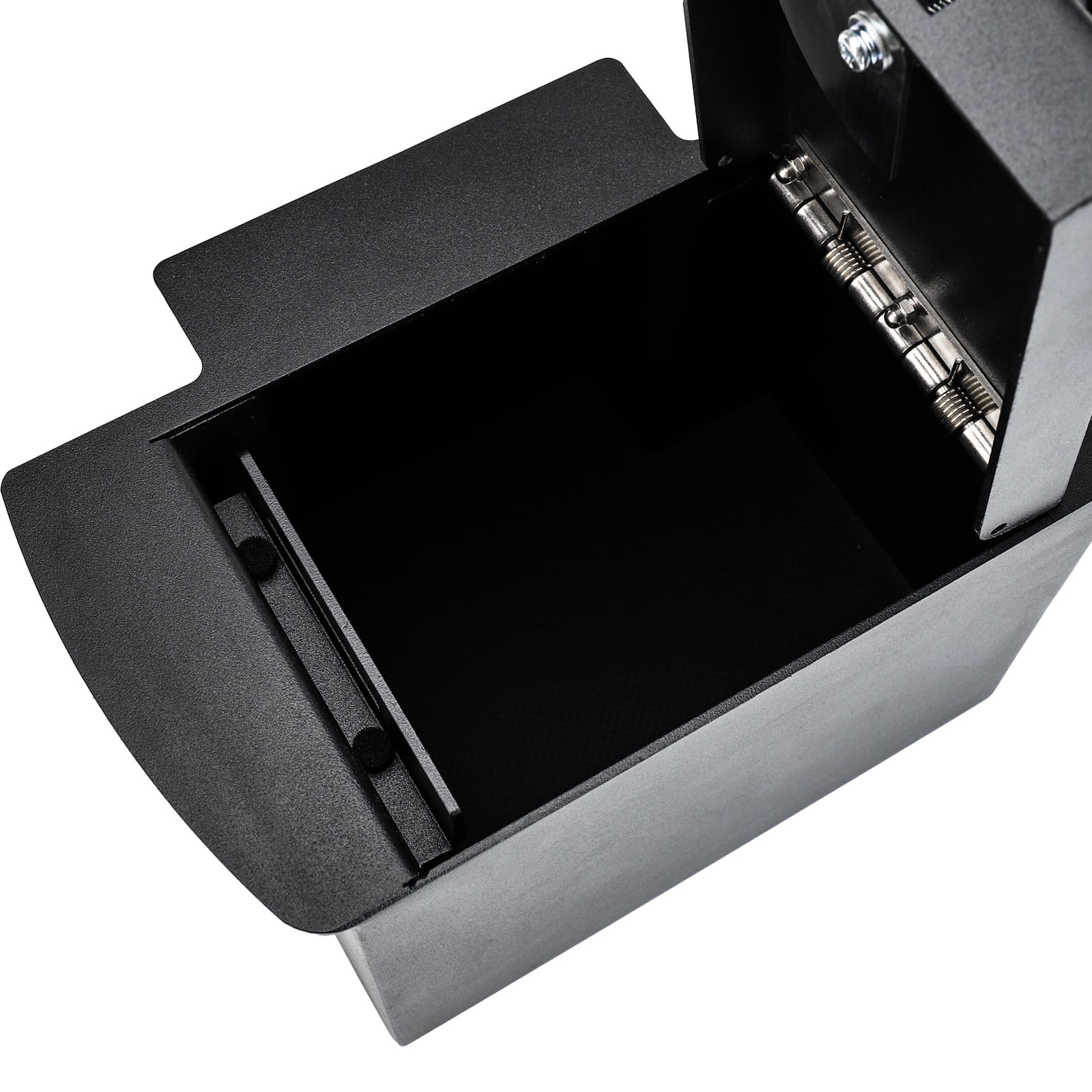 3mirrors Center Console Safe Gun Safe with Spring Hinges and Elliptical lock Compatible with 2005-2015 Toyota Tacoma