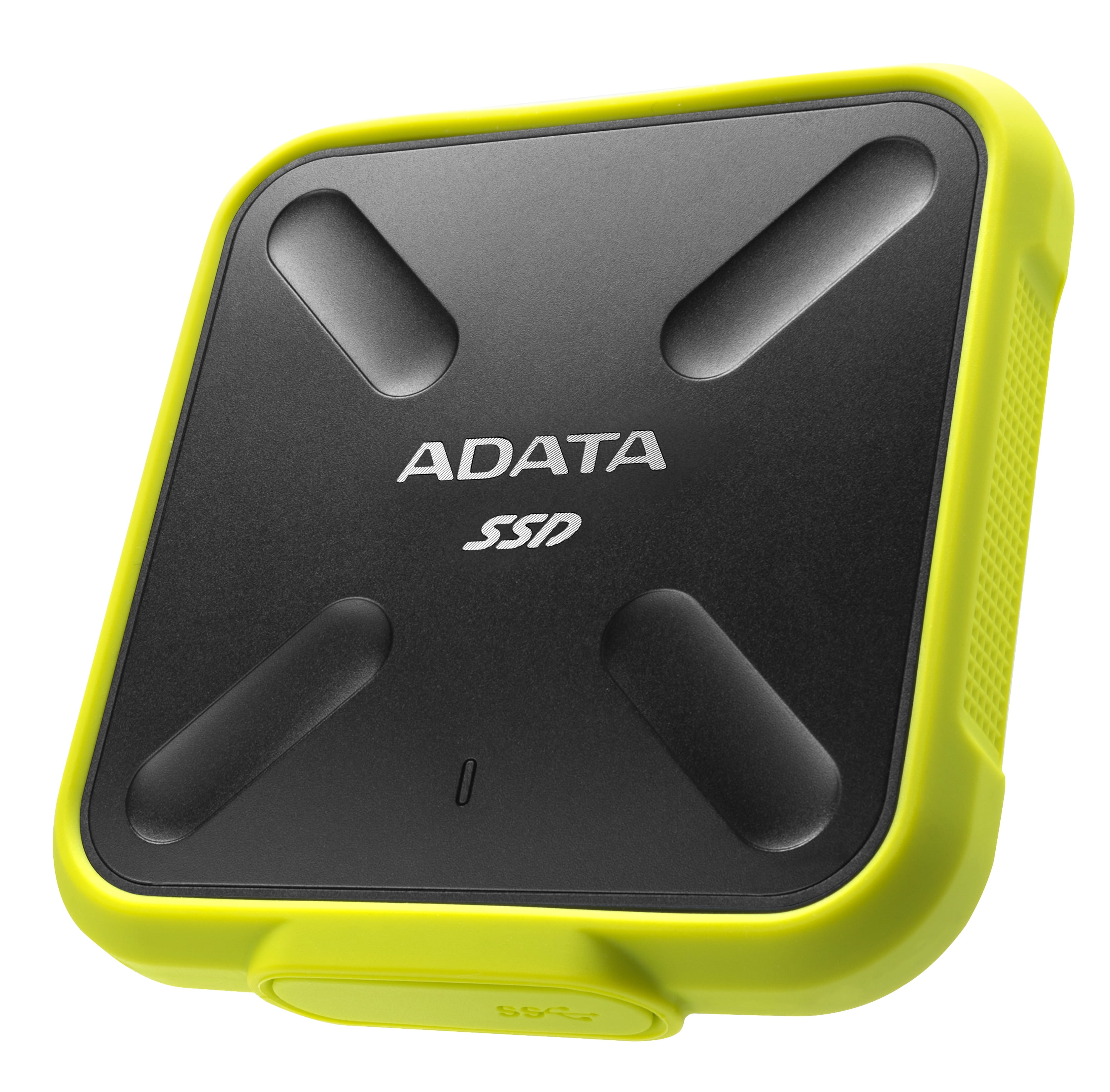 1TB AData SD700 External Portable SSD - USB3.1 Interface - Black/Yellow -