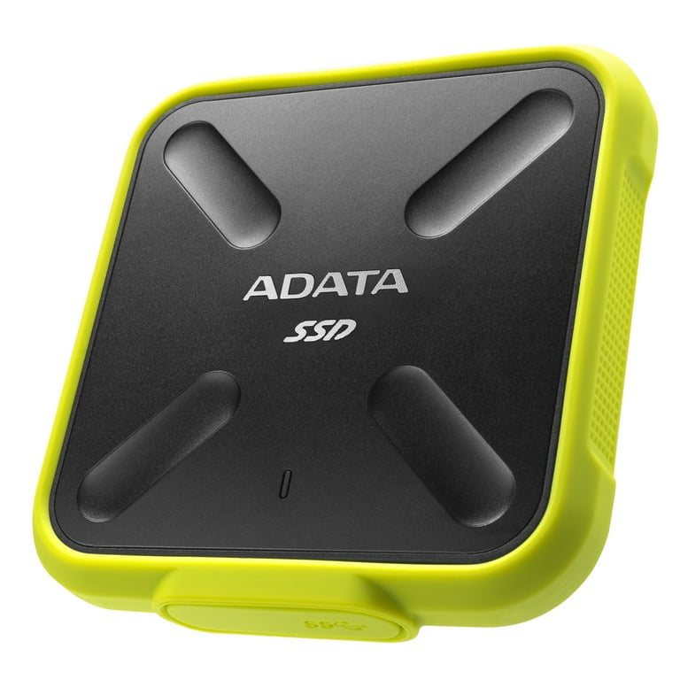 AData SD700 External Portable SSD - USB3.1 Interface - Black/Yellow - Walmart.com