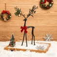 thumbnail image 5 of 2025 Christmas Decorations - Black Reindeer Statues - Modern Xmas Figurines - Elegant Indoor Holiday Decor - Table Centerpieces - Ideas for Mantel Living Room Bedroom Office(A-10"), 5 of 8
