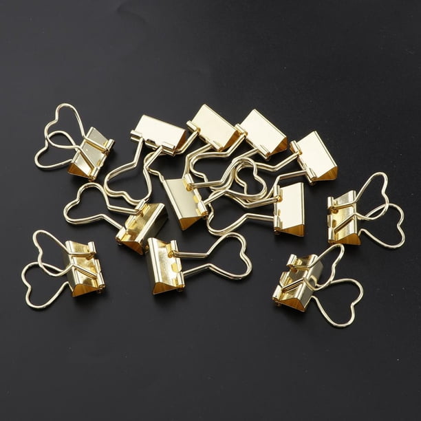 Kit De Oro Rosa, Juego De Clips Para Carpetas, Clips De Papel, Chinchetas, Total 171 Piezas Oso De Fresa Electronica