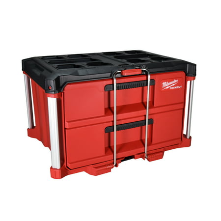 Milwaukee 48-22-8442 2-Drawer Packout Tool Box with Drawer Dividers