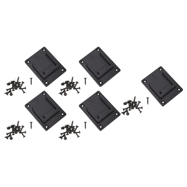 Juego de 5 soportes para herramientas, soporte para base, colgador de herramientas eléctricas ABS negro para herramientas de batería de litio de 14,4 V y 18V