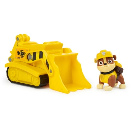 PAW Patrol, Rubble’s Bulldozer Vehicle with Figure, Toys for Kids Ages 3 and Up