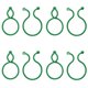 thumbnail image 1 of Se utilizan 100 clips de soporte para plantas de jardín para mantener las plantas en su lugar., 1 of 5