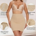 thumbnail image 5 of MANIFIQUE Shapewear Dress Slip for Women Half Slip Tummy Control Skirt Under Dress Seamless Body Shaper Dress, 5 of 6