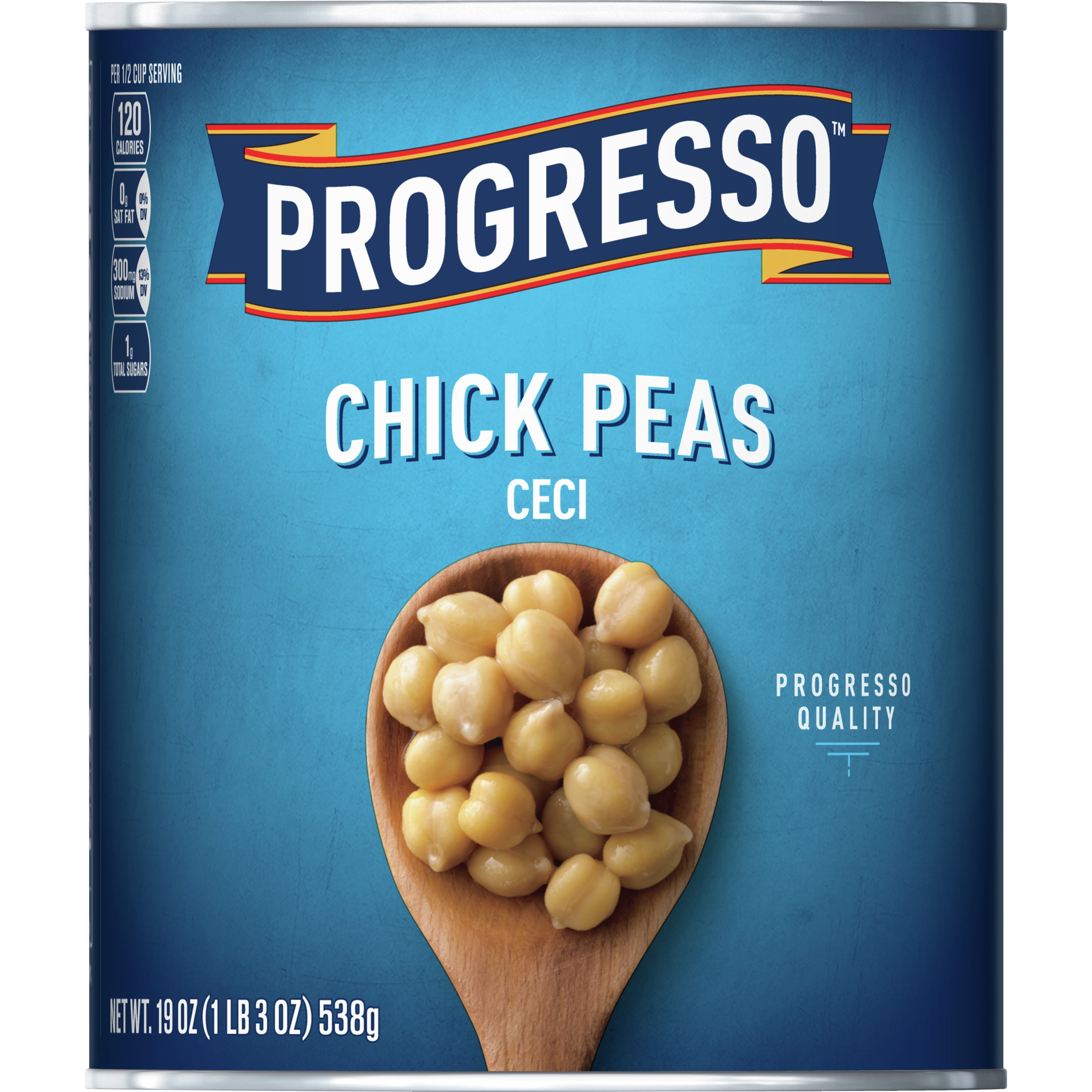 Progresso Quality Foods, Chick Peas Ceci, 19 oz Can
