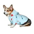 thumbnail image 7 of Honeii Syringe And Red Cross Print Small Dog Hoodies Pet Hooded Sweatshirts Fall Winter Puppy Cat Sweaters Warm Clothes for Small Dogs Outfits Costume-X-Large, 7 of 7
