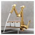 thumbnail image 1 of Brass Pot Filler Faucet Deck Mounted Three-Section Extension Folding Kitchen Faucet Triple Joint Swing Arm For Hot And Cold ,Effortless Installation, 1 of 7