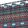 thumbnail image 3 of Aesthetic Boho Ethnic Shower Curtain 72x72 Inches Quick-Dry Polyester Curtain with Plastic Hooks Tribal Vintage Rustic Style, 3 of 5