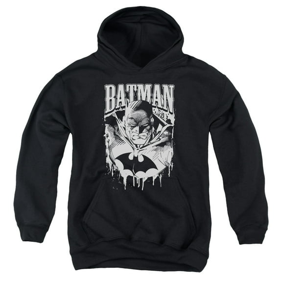 Batman - Bat Metal - Youth Hooded Sweatshirt - X-Large