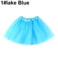 thumbnail image 5 of Flmtop Cute Girl Kid Dancewear Tulle Sequin Princess Tutu Skirt Dance Party Pettiskirt, 5 of 10