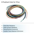 thumbnail image 3 of Cable de conexión de PVC de 30 AWG 1.5m/5ft, cable eléctrico flexible de cobre estañado trenzado de 6 colores, 1mm, 3 of 5