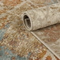 thumbnail image 6 of Superior Fifi Modern Branches Indoor Runner Rug, 2' 7" x 8', Cream/ Rust, 6 of 6