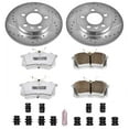 thumbnail image 3 of PowerStop Rear Z26 Street Warrior Carbon-Fiber Ceramic Brake Pad and Drilled and Slotted Rotor Kit Fits: AUDI Select Models K3093-26, 3 of 9