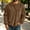 Coffee, variant on 2026 Spring Fall Men's Waffle Rib Crew Neck Sweatshirt, Chest Pocket Drop Shoulder Rib Long Sleeve Loose Pullover Top for Lounge Workout Street Daily Layering