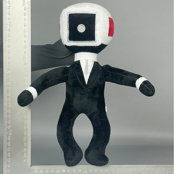 Skibidi Toilet Camera Man Plush Toys Horror Game Speakerman Camera TV Man Cartoon Plushie Stuffed Doll Kids Birthday Halloween Cosplay Gift Gift for Fans