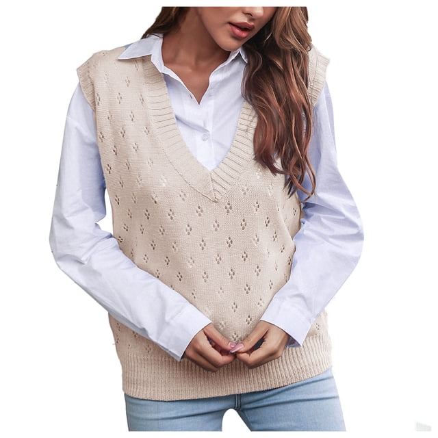 Manteau Tricot pour Femmes Manches Longues Ample Chandail d'Hiver Décontracté Confortable Chaud Mode