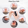 thumbnail image 2 of 2pcs- (Black)The Medium Code Finger Splint, Adjustable Finger Orthosis Protective Support Sleeve Prevent Finger Injury During Sports, for Finger Injury, Joint Pain, 2 of 6
