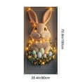 thumbnail image 3 of Door Covers Decorative Door Decor Easter Egg Decor For Front Door Easter Signs For Home Decor Easter Wall Decorations Indoor, 70.87x35.43in, 3 of 7