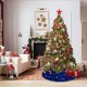 thumbnail image 4 of Falda para árbol de Navidad MODFUNS, lentejuelas azules, 116 cm de diámetro, 4 of 6