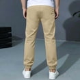 thumbnail image 5 of TKKCS Boys Pull On Jogger Pants Elastic Cuff Casual Elastic Waist Loose Fit Long Pants with Pockets Khaki 9-10 Years, 5 of 9