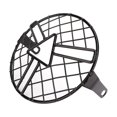 thumbnail image 2 of Rejilla protectora universal para faros de motocicleta de 6,5 pulgadas, estilo retro, color negro Triángulo Centro, 2 of 9