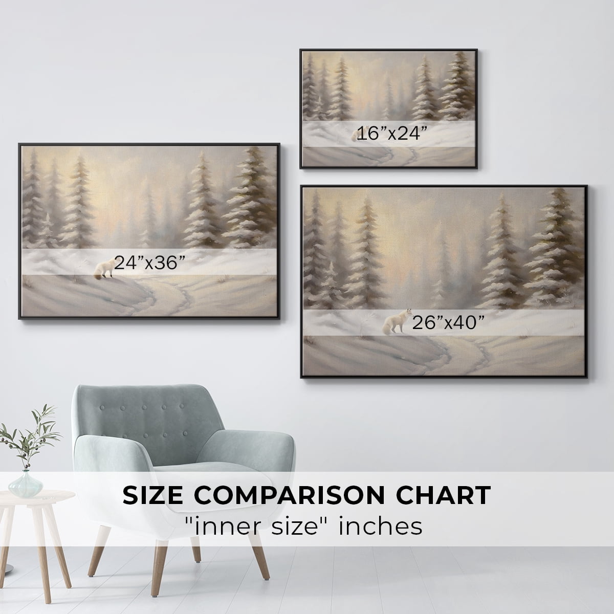 Vintage Landscape-CLXXV By Wexford Home Framed in Black Wood Gallery Wrapped Canvas 25 in. x 37 in.