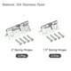 thumbnail image 3 of Bisagras de resorte Uxcell, bisagra autoclosed de acero inoxidable 304 de 1.5" 2" para muebles 1 juego, 3 of 5