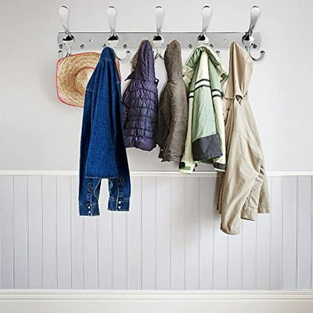 Coat Rack Wall Mounted Long 5 Tri Hooks For Hanging Coats Hanger Hook Clothes Jacket Hats Canada Coat Rack Wall Mounted Long 5 Tri Hooks, What Is A Hanging Coat Rack
