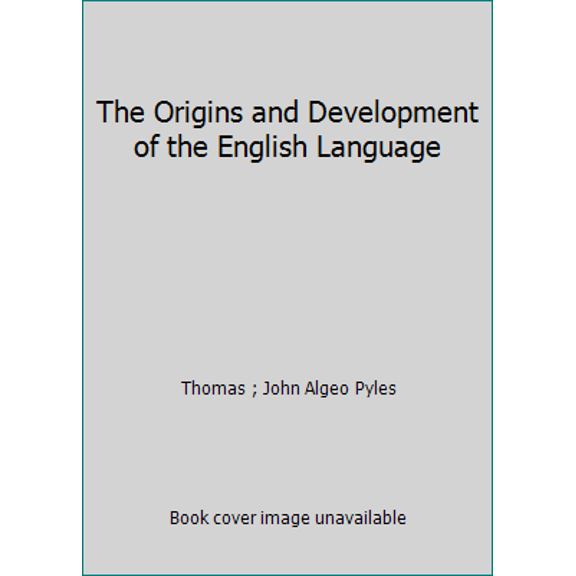 Pre-Owned The Origins and Development of the English Language (Hardcover) 0155676083 9780155676084