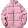 thumbnail image 1 of LinYooLi Women's Lightweight Puffer Jacket Long Sleeve Stand Collar Full-Zip Down Jacket for Winter, 1 of 3