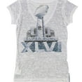 thumbnail image 2 of Touch Womens Super Bowl XLVI Graphic T-Shirt, Blue, Small, 2 of 2