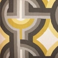 thumbnail image 3 of Plutus 18" x 18" Delightful Chain Luxury Throw Pillow in Yellow Beige and Gray, 3 of 3