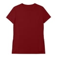thumbnail image 3 of ShomPort Women's Nursing Tops for Breastfeeding Oversized Short Sleeves Side Splits Hidden Zipper Maternity Top, 3 of 7