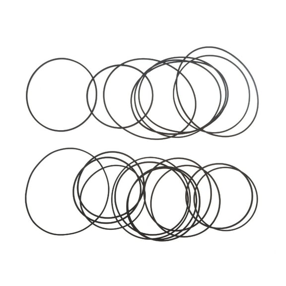 20pack Universal 70-100mm Mix Cassette Tape Machine Belt New Assorted Common Belt for Recorders Walkman DVD Drive