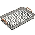 thumbnail image 1 of Bandeja De Té, Bandeja De Té Rectangular De Plástico Con Drenaje De Agua, Bandeja De Té De Almacenamiento De Agua, Bandeja De Drenaje De Doble Capa De Gran Capacidad, Estante, 1 of 8