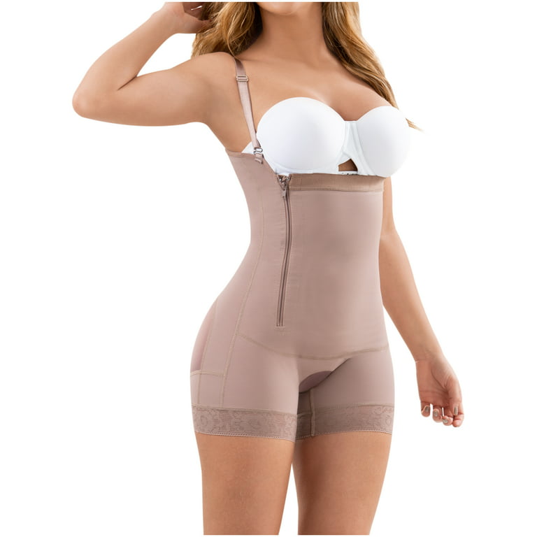 LT.Rose Faja Colombiana Short Post Op Up to the Knee Length Butt Lifter  Shapewear BBL Compression Garment Stage 2 Post Surgery Full Body Shaper for