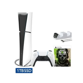 2023 PlayStation Slim 2TB Digital Edition, Controller, Mytrix 8K