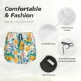 thumbnail image 4 of Salouo Colorful Fruits Print Women's 2 in 1 Running Shorts Double-Layer Shorts Athletic Workout Gym Yoga Shorts Running Shorts for Women-X-Large, 4 of 7