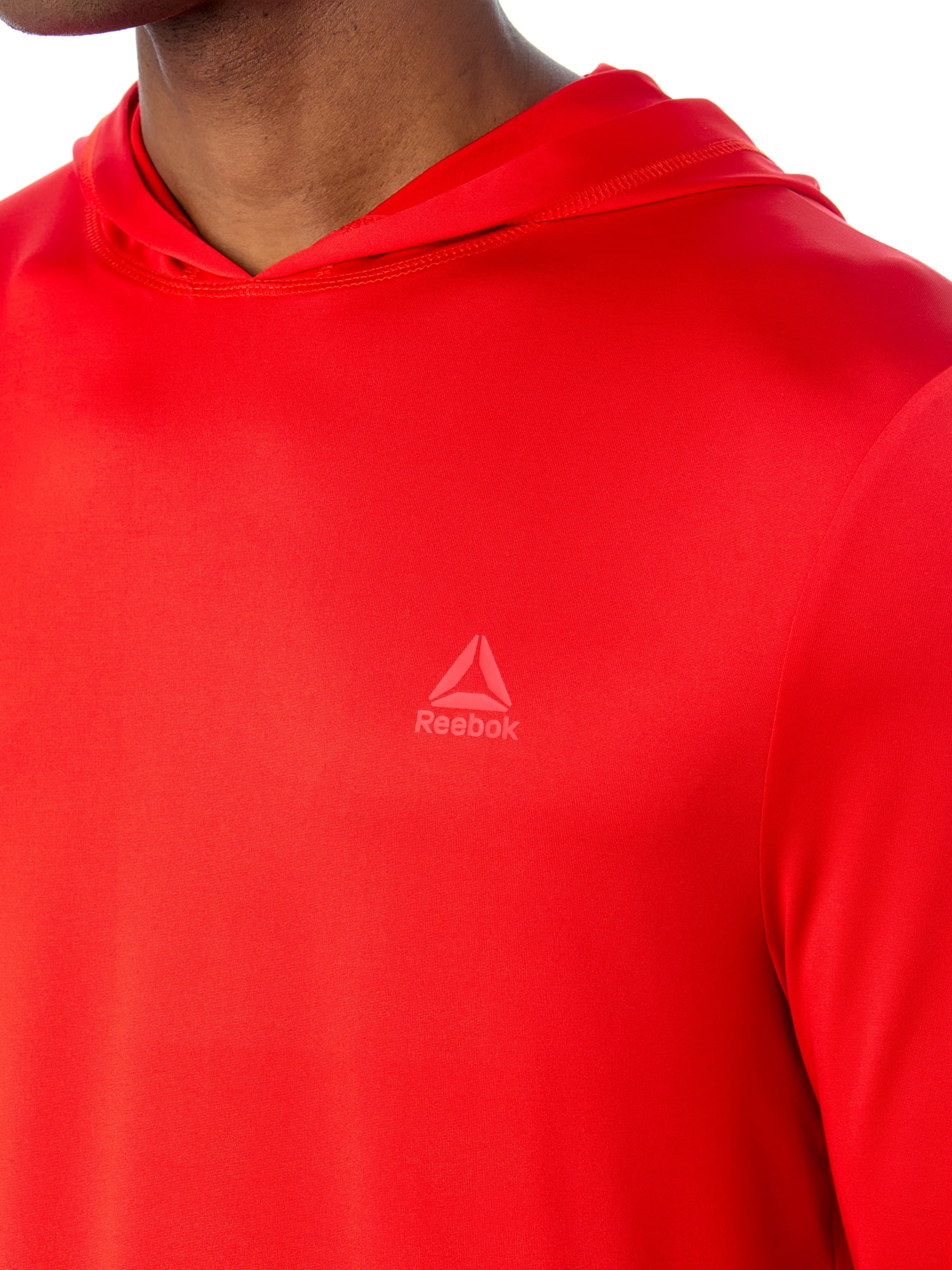Men's and Big Men's Reebok Long Sleeve Hooded Rashguard, Sizes S-3XL