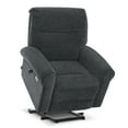 thumbnail image 3 of MCombo Lay Flat Dual Motor Power Lift Recliner Chair with Massage and Heat for Elderly , USB Ports, Extended Footrest, Fabric(Dark Grey), 3 of 10