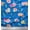 Medium Blue, variant on Soimoi Green polyester Crepe Fabric Leaves & Rose Floral Print Sewing Fabric Yard 52 Inch Wide
