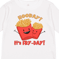 thumbnail image 4 of Inktastic Hooray It's Fry-Day with Cute Fries Boys or Girls Long Sleeve Toddler T-Shirt, 4 of 5