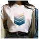 thumbnail image 1 of Pntutb Camiseta suelta de cuello redondo para mujer con estampado gráfico geométrico de moda para mujer Pntutb Pntutb-2065, 1 of 8