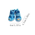 thumbnail image 2 of OCCOA Summer Breathable Mesh Shoes Small Dog Sandals, Non-slip Sole Pet Shoes for Outdoor Walk, Elastic Fastening Cushioned Puppy Boots, Blue, 2 of 7